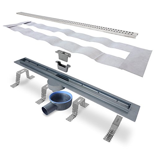 Preisvergleich Produktbild Saxoboard Duschrinne Estrichrinne Ablaufrinne Basic (60 cm)