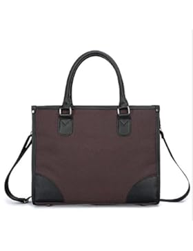 Swallowuk Oxford cloth business men bag, shoulder Messenger bag (braun)