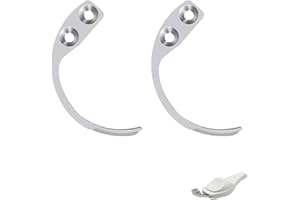 QNENEAM 2 pezzi Solventi Magnetici per Sicurezza Merce, Dispositivo per Rimuovere le Etichette Anti Taccheggio, Chiave Magnetica a Gancio Antitaccheggio, in Acciaio Inossidabile Universale, Separatore