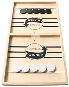 Chocozone String Hockey Table Board Game | Fast Sling Puck Board Game for Kids and Adults | Tabletop Slingshot Games Toys for 6 Years Old Boys & Girls