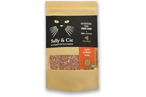 SALLY & CIE Croquette Barf - Cuisse de Poulet Bio hachée Lyophilisée