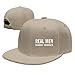 Produktbild Real Men Marry Nurses Solid Flat Bill Hip Hop Snapback Baseball Cap Unisex Sunbonnet Hat.