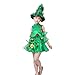 Produktbild ALISIAM Winter Weihnachten Schwarzer Freitag Cyber Monday Kind Mädchen schön weich Hautfreundlich Drucken Weihnachtsbaum Cosplay Mit Hut Kostüm anzeigen Party Kleid Kleid Rock