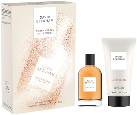 David Beckham, Cofanetto Regalo per Lui Collection Amber Breeze, con Eau de Parfum & Docciaschiuma, Fragranza Aromatica, Ambrata, 100ml & 150ml