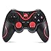 Produktbild bisozer X3 Bluetooth Gamepad Draht Wireless Wiederaufladbar Game Controller Unterstützung für Smart Phone, Pad, TV, TV Box mit Android-Plattform 3,2 und vor