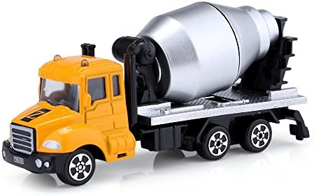 SzKaimDz Kids Alloy 1:64 Scale Concrete Mixer Truck Emulation Model Toy Gift