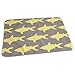 Produktbild Zcfhike Yellow Shark Gray Background Baby Portable Reusable Changing Pad Mat 19.7X 27.5 inch