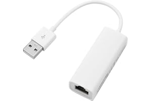 CALONNY Internet USB Red Adaptador de Red USB Ethernet (LAN) Compatible con portátiles, PC y Todos los Dispositivos compatibles con USB 2.0 Incluido (Internet USB)