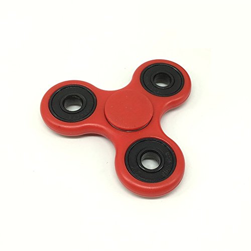 Tri Fidget Hand Spinner, High Speed Great bearings, Perfect For Relieving ADHD, Anxiety, Autism, Stress and Boredom in Adults and Children, Spins For Up to 5 Minutes, Non-3D Printed (RED) Tri Fidget Hand Spinner, High Speed Great bearings, Perfect For Relieving ADHD, Anxiety, Autism, Stress and Boredom in Adults and Children, Spins For Up to 5 Minutes, Non-3D Printed (RED)