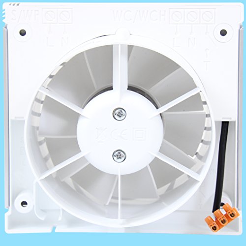 Badlüfter Deckenlüfter Ventilator Ø 100 Wandventilator Lüfter Kugellager Wandlüfter Abluft NEU - 3