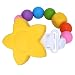 niceEshop(TM) Lovely Petal Style Baby Pacifier Holder Silicone Pacifier Clip, Yellow (#1)