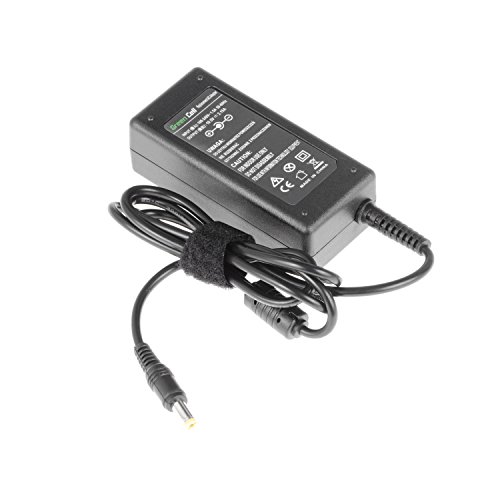 Green Cell® Acer ADP-40KD BB Netzteil / Ladegerät inkl. Stromkabel für Acer Notebook / Laptop (Ausgangsspannung: 19V 2.15A 40W, Steckermaße: 5.5-1.7mm) - 5