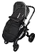Deluxe Footmuff / Cosy Toes Compatible With iCandy Strawberry Pushchair Black
