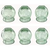 6 x Schröpfgläser Groß 4,5 cm