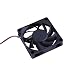 Produktbild Schwarz ABS Energieeinsparung 16,0dB +/- 10% 3-polig 7 cm 12 V Kugellager Energiesparende Fall Lüfter für Computer