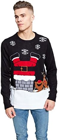 Divadames Aarhon Mens Christmas Jumper(UK Size S-XXL)