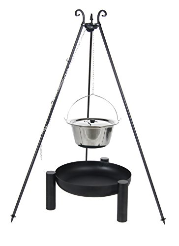 Gulaschkessel mit Deckel Edelstahl 14l - 2