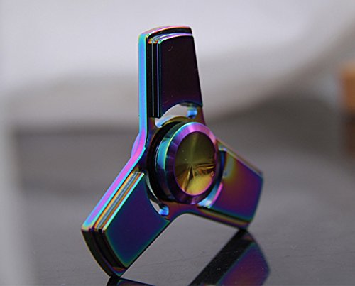 Finger Spinner,Colourful Aluminum Alloy Hand Spinner EDC Fidget Toy