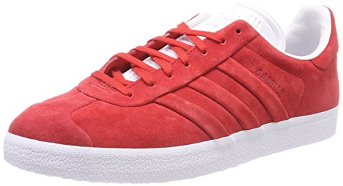 adidas Men's Gazelle Stitch and Turn Fitness Shoes, Red (Rojuni/Ftwbla 000), 6 UK