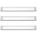 Produktbild Aglaia LED Schrankleuchte Kit 9W, 3er Unterbauleuchte Ultra Dünn mit 6000K Kaltweiß für Küche, Regal, Wandschrank, Kabinett, Dachboden, Flur
