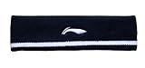 Li-Ning Sports Headband Durable Cotton Men Women Headband Sweat Absorb Dark Blue