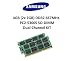 Produktbild Samsung 4GB Dual-Channel KIT (2x 2GB) DDR2 667Mhz PC2-5300 200pin SO DIMM Notebook Arbeitsspeicher 3rd Memory