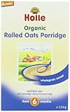 Holle Organic From 6 Months Rolled Oats Porridge 250 g (Pack of 3)