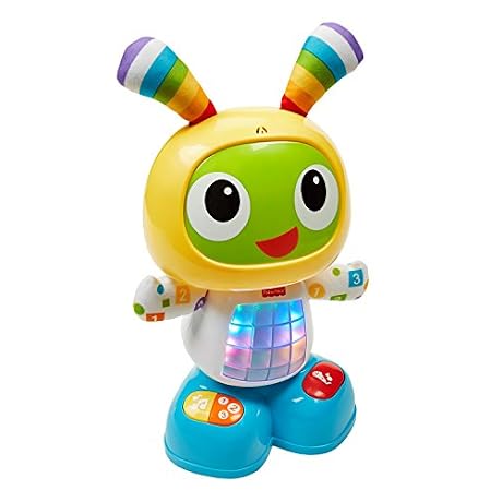 Fisher Price Bebo Le Robot Interactif Jouet dveil avec 3 Modes de Jeu Musique et Danse Apprentissage Enregistrement pour Bb de 9 Mois et Plus CGV44