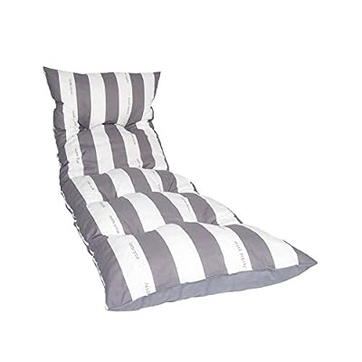 JARDIN PRIVE Coussin flocons pour bain de soleil Gris