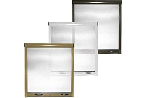 ARREDITALY ZANZARIERA A RULLO AVVOLGIBILE RIDUCIBILE CON FRIZIONE FINESTRA KIT ZANZARIERE (140X160 MARRONE)