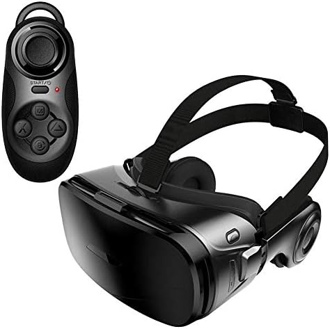Libeauty VR Glasses HD Eye Protected Virtual Reality Headset G300 3D Smart Glasses Adjustable Goggles With Headphones Bluetooth Remote