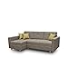 Produktbild Mirjan24  Ecksofa Eckcouch Grey! Sofa Couch mit Bettkasten und Schlaffunktion, Hochelastischer Schaumstoff HR, Funktionssofa L-Form Schlafsofa Bettsofa (Ecksofa Links, Enzo 156 + Enzo 153)