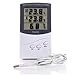 Produktbild htrdjhrjy Pragmatic Individuell Neu Digital LCD Feuchtigkeit Hygrometer Temperatur Thermometer Innen Außen Vorräte für Heim Dekoration - Bild Farbe