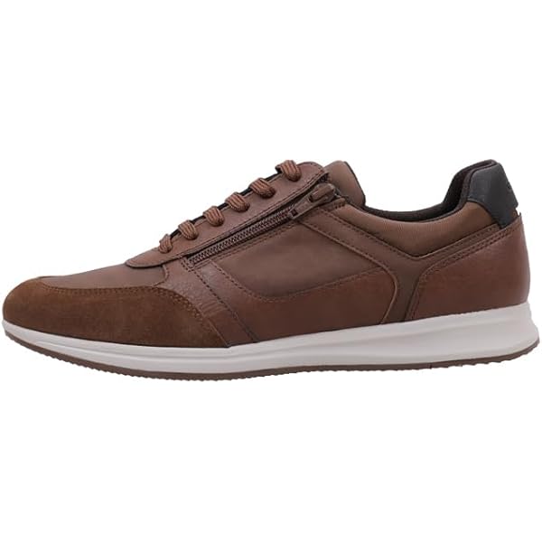 Geox Heren U Elver A sneakers, zwart, 47 EU, zwart, 47 EU
