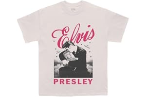 Elvis Presley Unisex Offizielles Elvis Presley Merch On Stage T-Shirt Artist Merch (1er Pack)