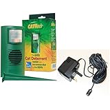 CATwatch - the RSPB approved ultrasonic cat deterrent to keep cats away from the garden.. COMPLETE with AC adapter Kit