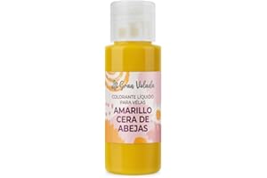 Gran Velada - Colorante Líquido para Velas Amarillo Cera De Abejas 30 ml | Pigmento de Calidad | Versátil en Diseños | Fácil de Usar