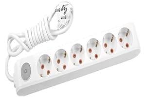 Viko Multi-Let 6lı Anahtar-Topraklı Kablolu Ç.K 5m Priz