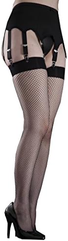 Purr Lingerie Women's Stocking in Fishnet Black