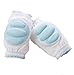 Set of 2 Cotton Mesh Baby Leg Warmers Knee Pads/Protect-Horizontal, Blue