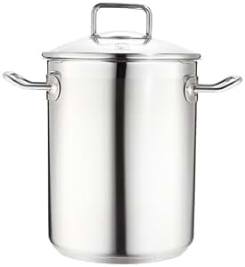 Cuit-Asperges Schulte-Ufer Profi-Star 18cm - Inox 18/10 - Avec Panier Et Couvercle Verre