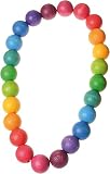 Grimms Spiel Und Holz Design Grimm's Regenbogenkette Kugeln,20 mm, Länge 44 cm