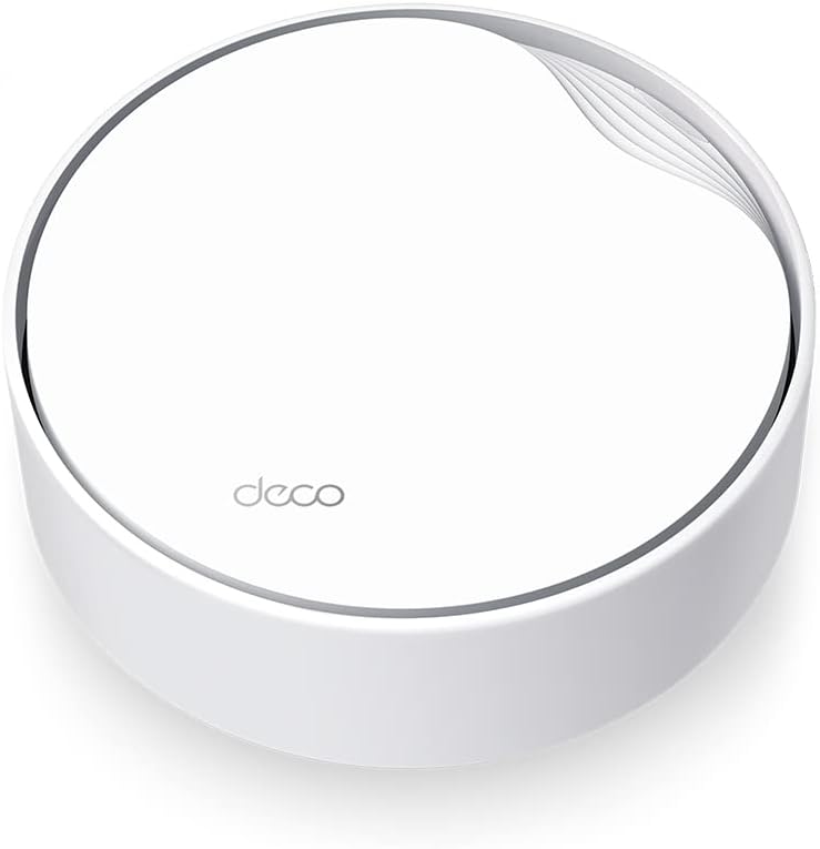 TP-Link Deco X50-PoE 1-pack, AX3000 Mbps, PoE Destekli, Dual-Band, 2,5Gbps Ethernet Portu, 150 Cihaza Kadar Bağlantı, 230 m² 'ye Kadar Kapsama, Mobil Uygulama ile Kolay Kurulum, Wi-Fi 6 Mesh Sistemi