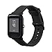 Produktbild Hunpta@ Mode Sport Silicagel Armband mit Metallverbindern für Xiaomi Huami Amazfit Bip(195 mm) (Schwarz)