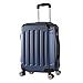 Produktbild WOLTU RK4201bl, Reise Koffer Trolley Hartschale Volumen erweiterbar, Reisekoffer Hartschalenkoffer 4 Rollen, M/L/XL/Set, leicht und günstig, Blau (M, 55 cm & 42 Liter)