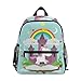 Produktbild FAJRO Baby Einhorn und Schloss Kinder-Reiserucksack Büchertasche Schulrucksack