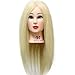 Neverland 23 inch Long 100% Hair Practice Mannequin Manikin Training Head with Clamp Blonde UK Stock