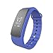 Produktbild miavogo – i3hr Sport Smart X7 X 8 Fitness Tracker Uhr mit Herzfrequenz Monitor Kalorien Zähler, Bluetooth Sport Armband Activity Tracker Smart Armband, Call/SMS/sitzen Reminder, Sleep Monitor Smartwatch-für Outdoor Running Walking für iOS und Android, blau