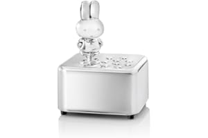 Zilverstad Cajita de música, Metal, Plateado, 51x62x78mm