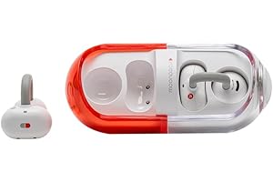 Moondrop Pill Słuchawki douszne Bluetooth 6.0 OWS wiszące słuchawki IPX4, otwarte nauszniki, bezprzewodowe słuchawki douszne, wbudowane AI ENC MD-0WS-003 (czerwone)